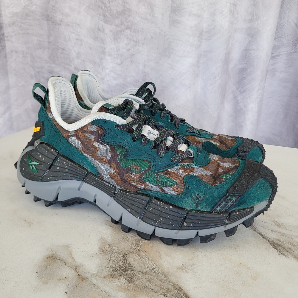Reebok SOUTH2 WEST8 x Zig Kinetica 2 Edge 'Tenkara-Tsuri' Men's Size 11 Green